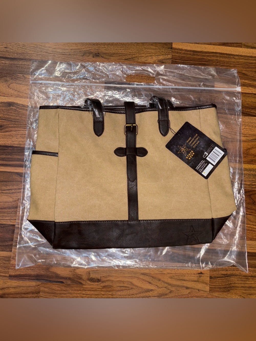 Steve Azar Waxed Canvas Large Tote Bag